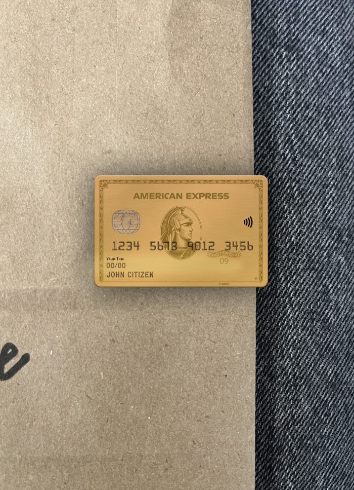 Download USA Texas 5Point Credit Union bank AMEX gold card photolook front Photoshop template